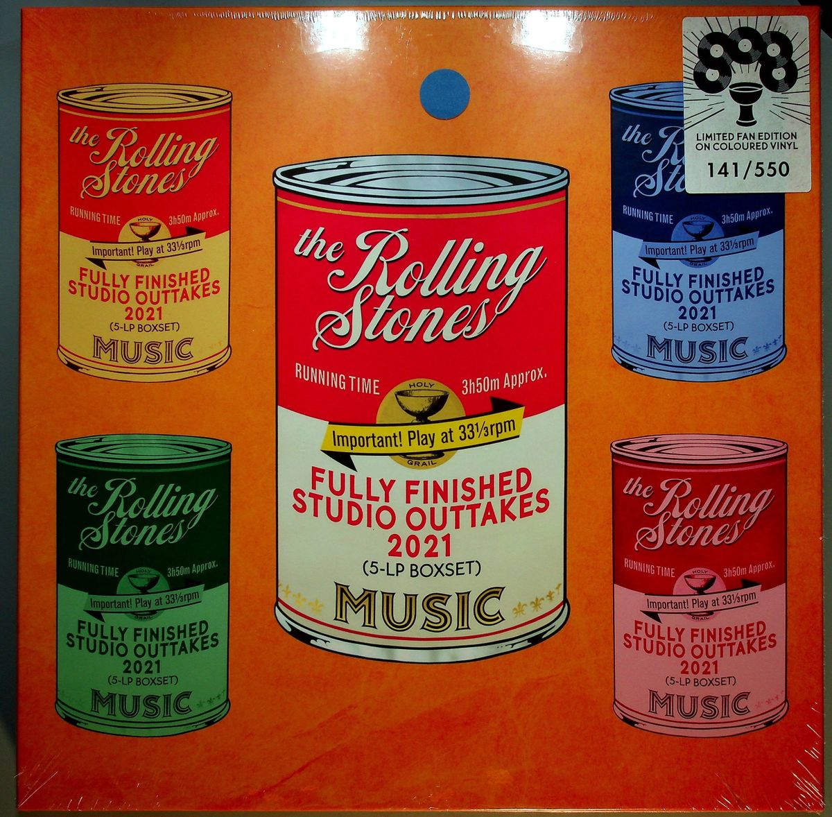 ROLLING STONES FULLY FINISHED STUDIO OUTTAKES 2021 BOX 5 LP